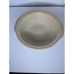 Pampered Chef Stoneware 12" Large Baking Bowl Dish~ Family Heritage Collection